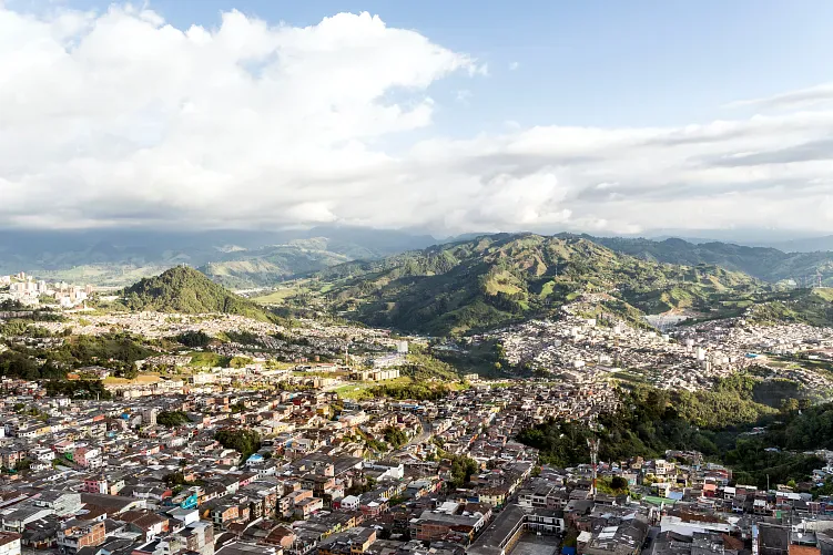 View of the city of Manizales
