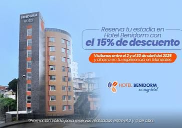 Oferta 15% en Abril en Hotel Benidorm