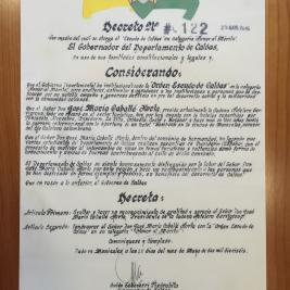 Caldas Governor's Award